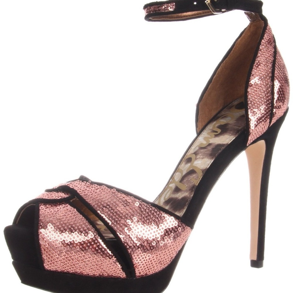 Sam Edelman Paisley Sequin Heels - Picture 2 of 7